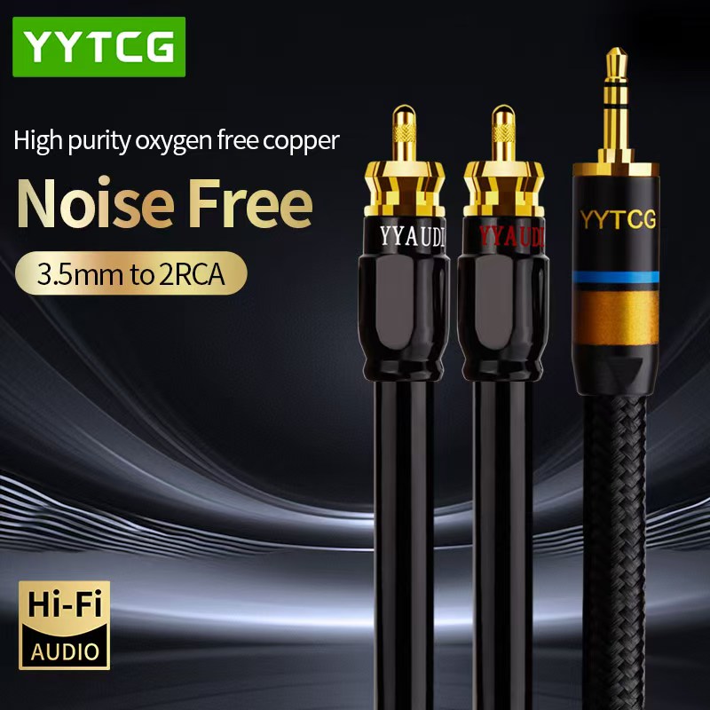 Home Cinema Tv - YYTCG RCA Cable HiFi Stereo 3.5mm