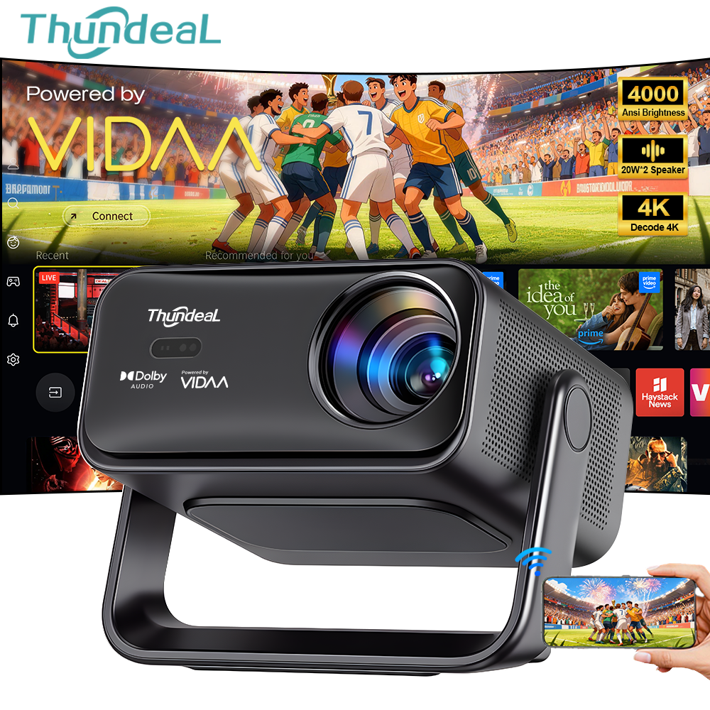 Home Cinema Gaming - ThundeaL X VIDAA TD99W 4K Full