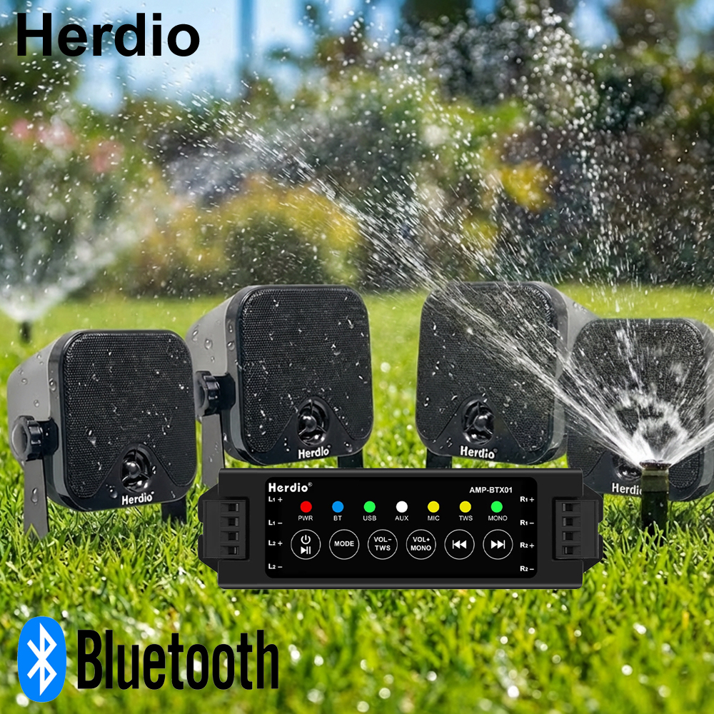 Home Cinema Denon - Herdio 4 Inch Marine Speakers with