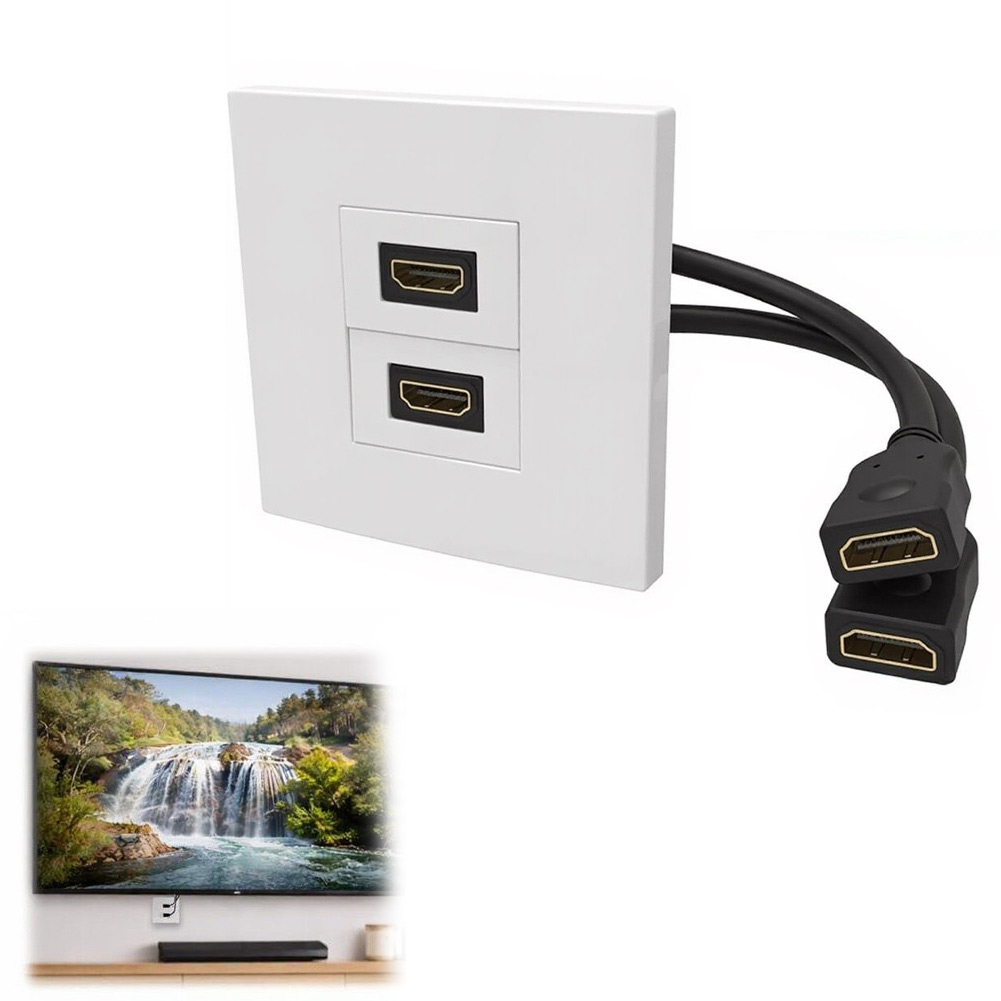 Dual Port Wall Plate with Pigt - огляд і ціна Home Cinema Gaming