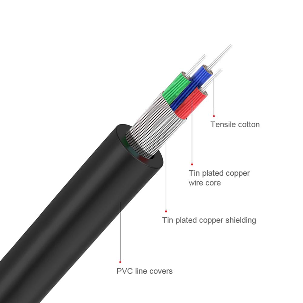 QGeeM RCA Cable 2RCA to 3.5 Au - огляд і ціна Home Cinema Tv