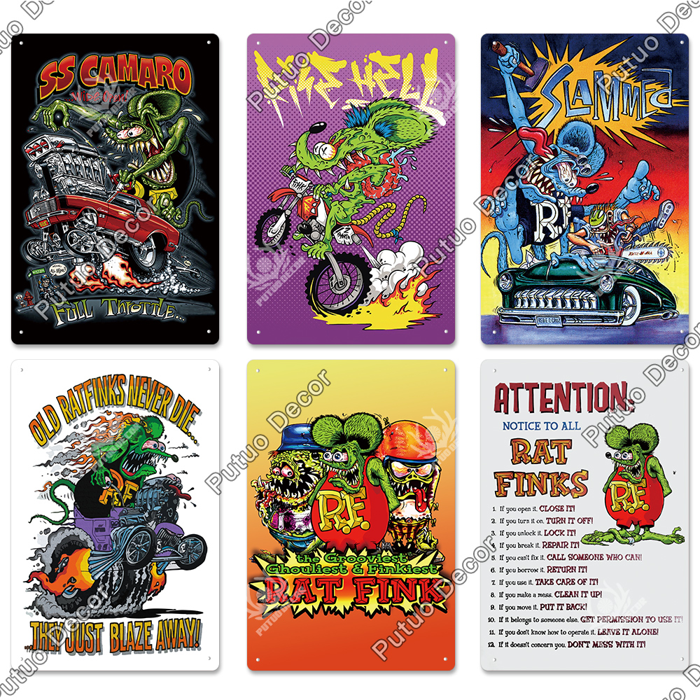 Putuo Decor Rat Fink Vintage P - огляд і ціна Home Cinema Logo