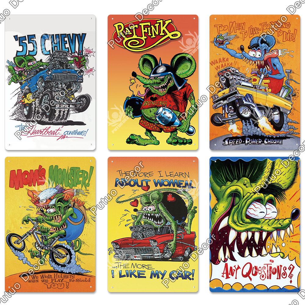 Putuo Decor Rat Fink Vintage P - огляд і ціна Home Cinema Logo