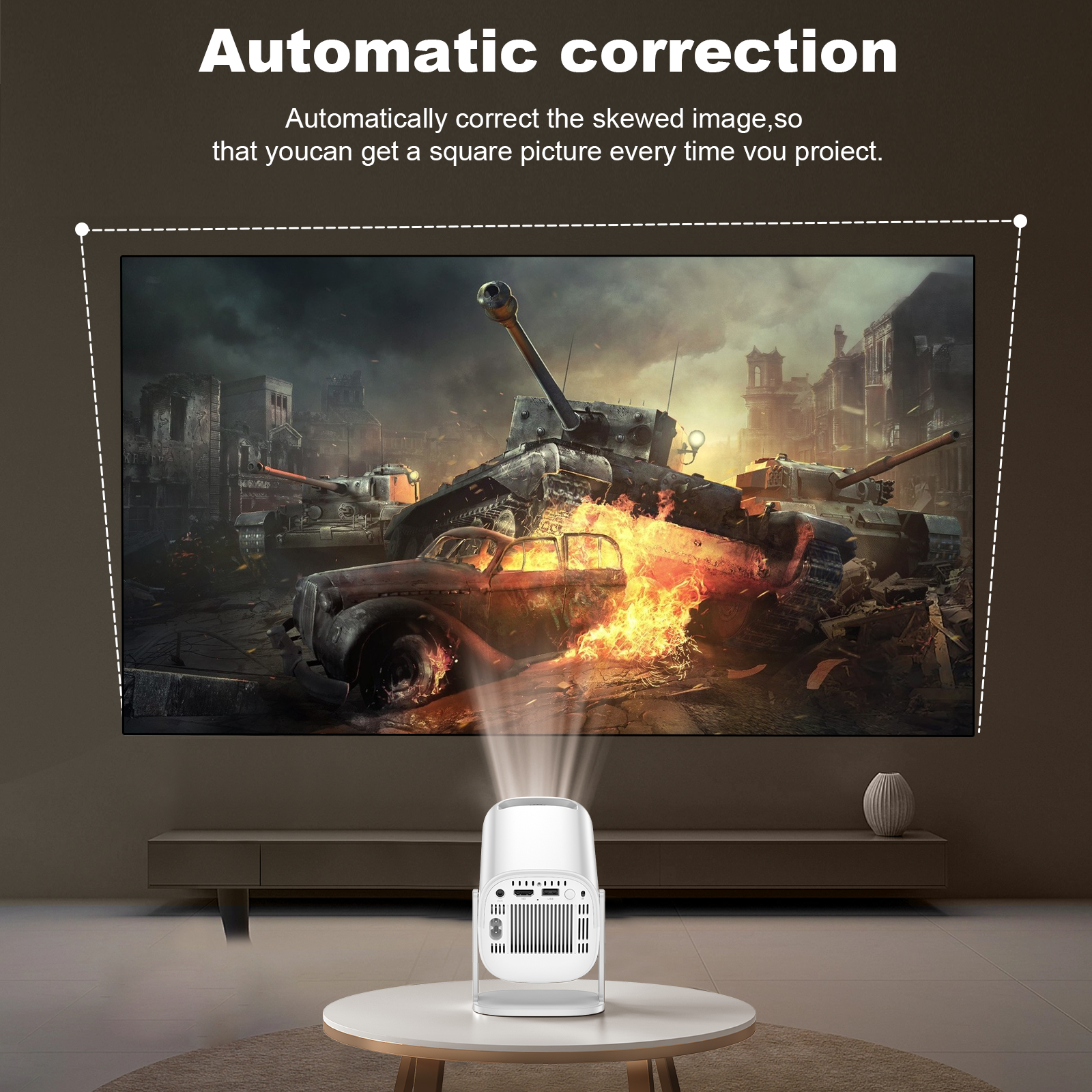 Projector Android 11 4K Dual W - огляд і ціна Home Cinema Quad