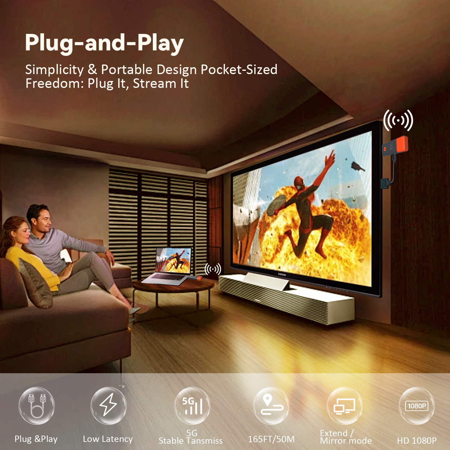 Wireless Transmitter & Receive - огляд і ціна Home Cinema Gaming