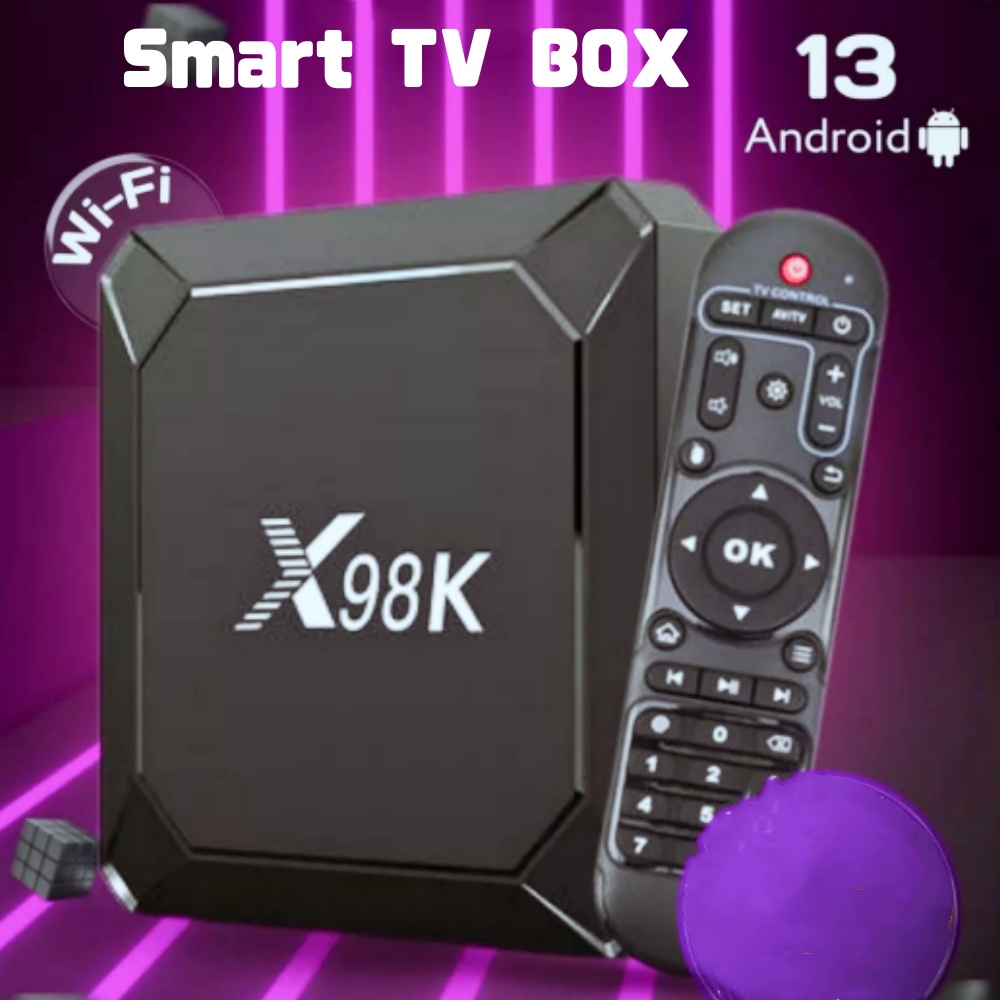 Original X98K TV Box Android13 - огляд і ціна Home Cinema Quad
