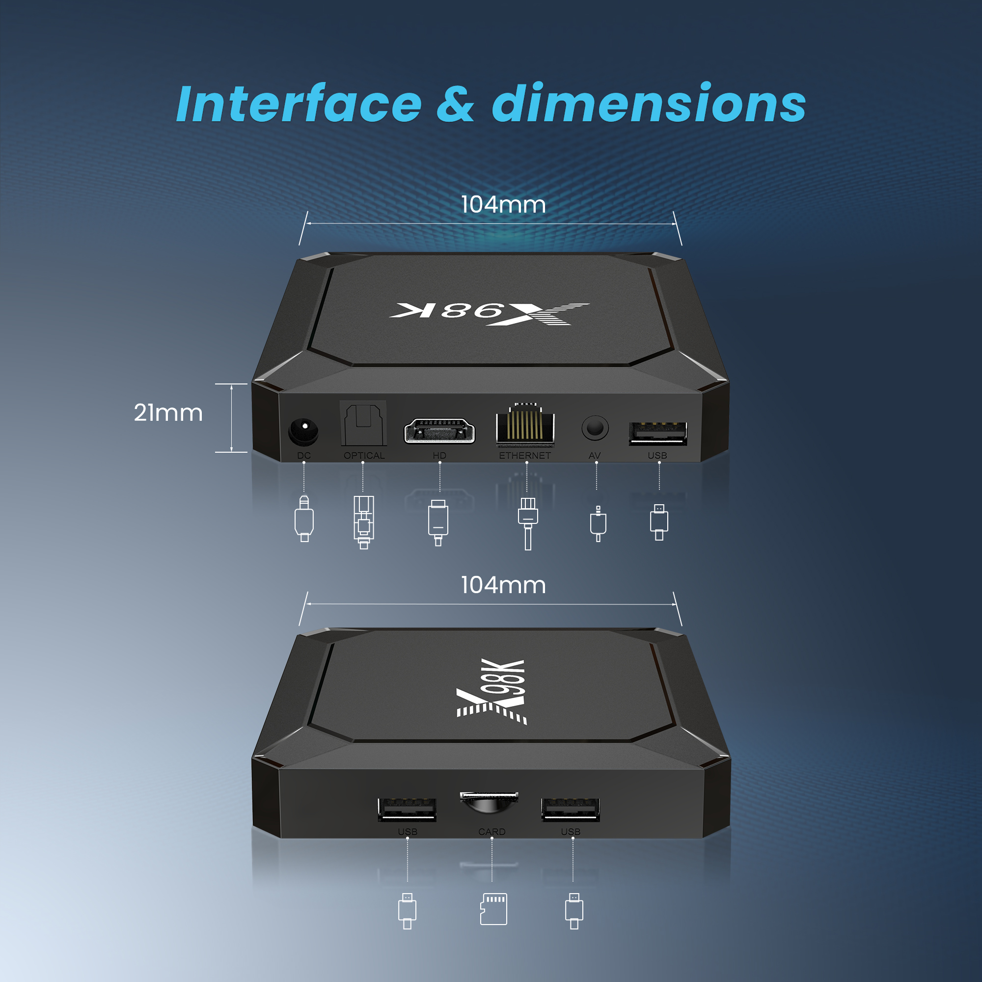 Original X98K TV Box Android13 - огляд і ціна Home Cinema Quad