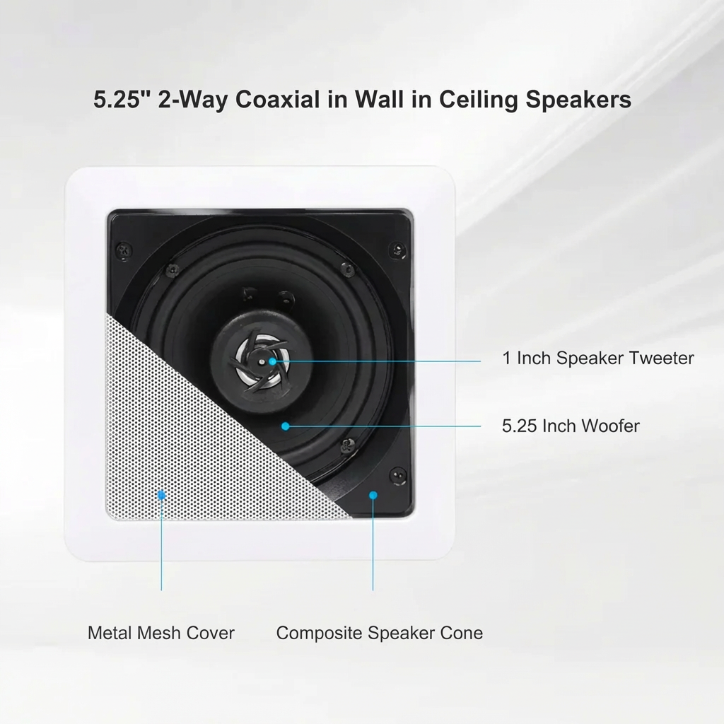 Herdio 5.25 Inch Ceiling Speak - огляд і ціна Home Cinema Denon
