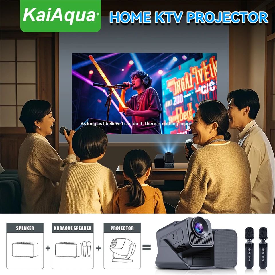 KaiAqua  KTV  Karaoke Projecto - огляд і ціна Home Cinema Karaoke Projector