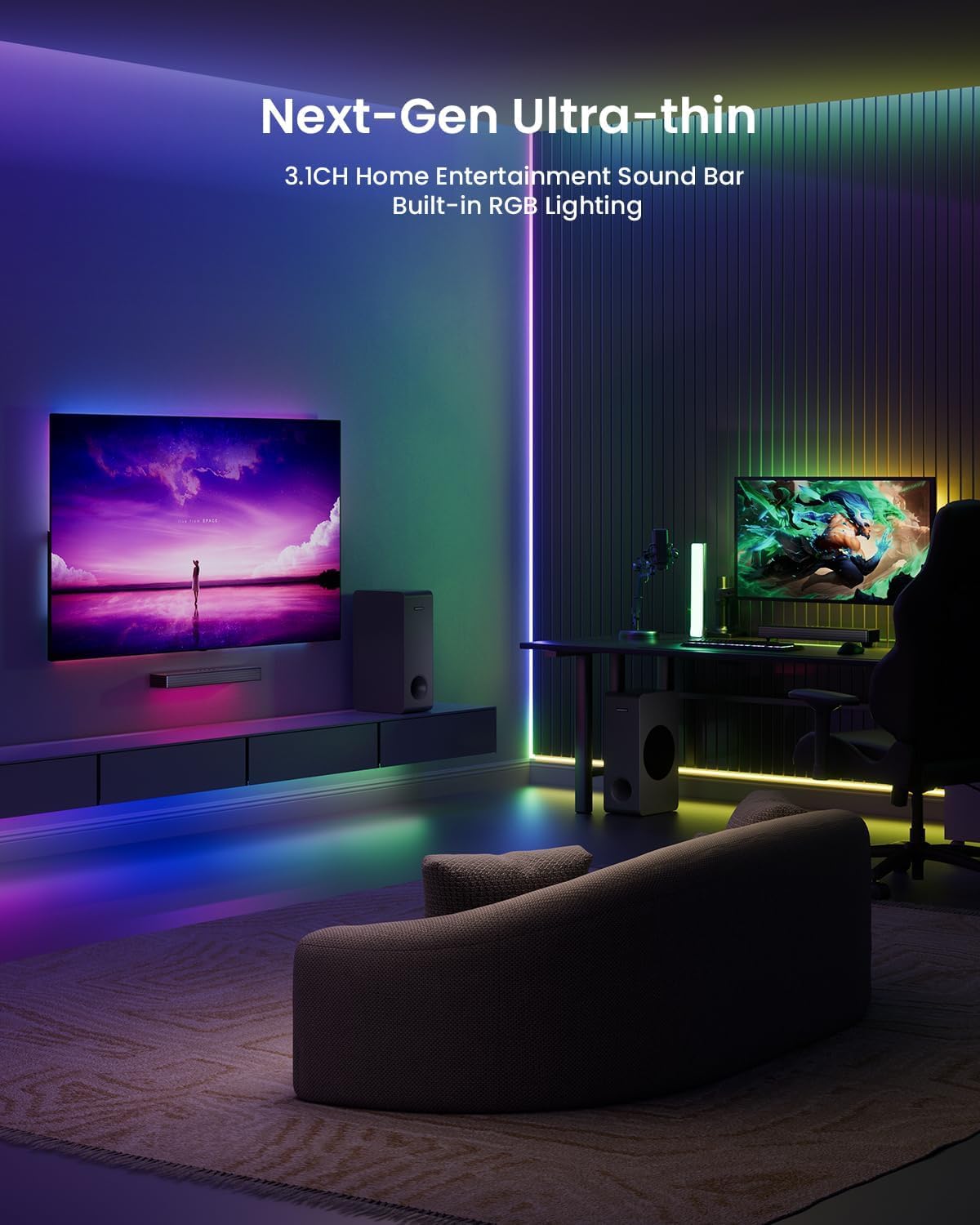 Sound Bar Subwoofer Smart Tv G - огляд і ціна Home Cinema Gaming