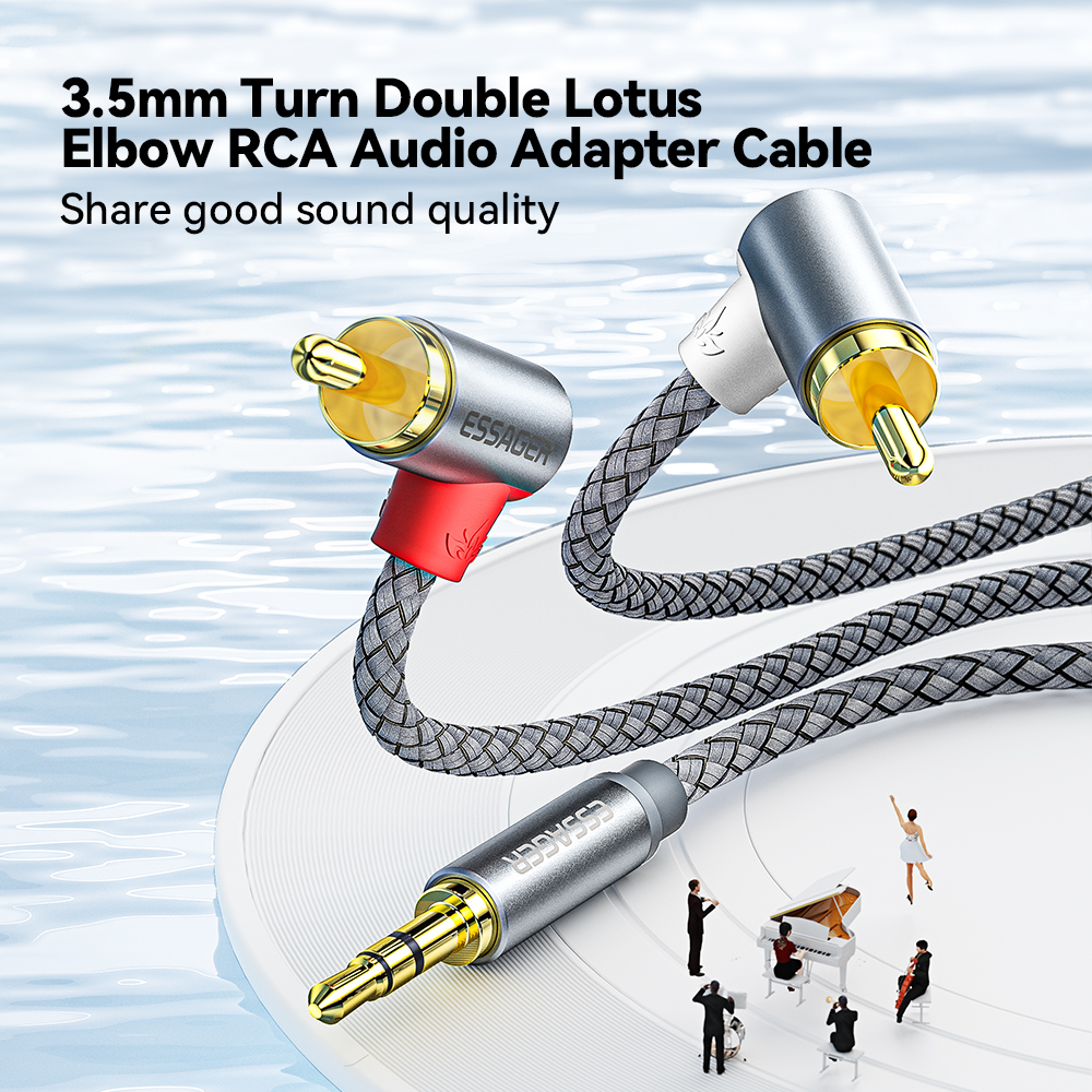 Essager 90 ° Angle RCA Audio S - огляд і ціна Home Cinema Tv