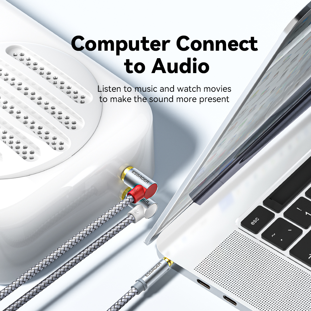 Essager 90 ° Angle RCA Audio S - огляд і ціна Home Cinema Tv