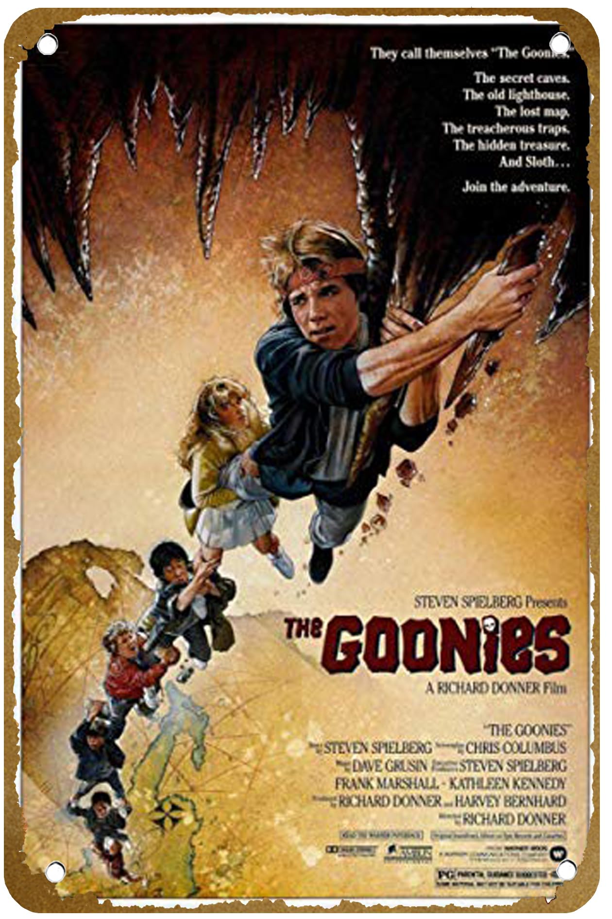The Goonies Movie Poster Vinta - огляд і ціна Home Cinema Logo