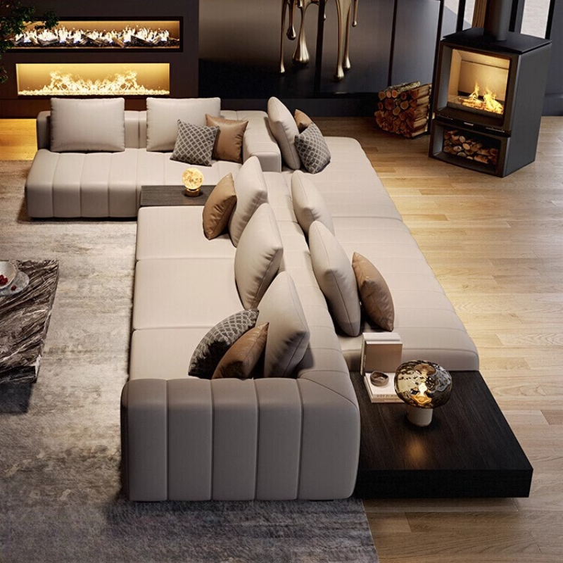 Italian Genuine Leather Sofas  - огляд і ціна Home Cinema Room Accessories