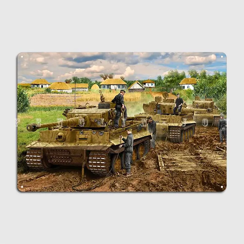 Panzer Tiger Stop Metal Plaque - огляд і ціна Home Cinema Logo