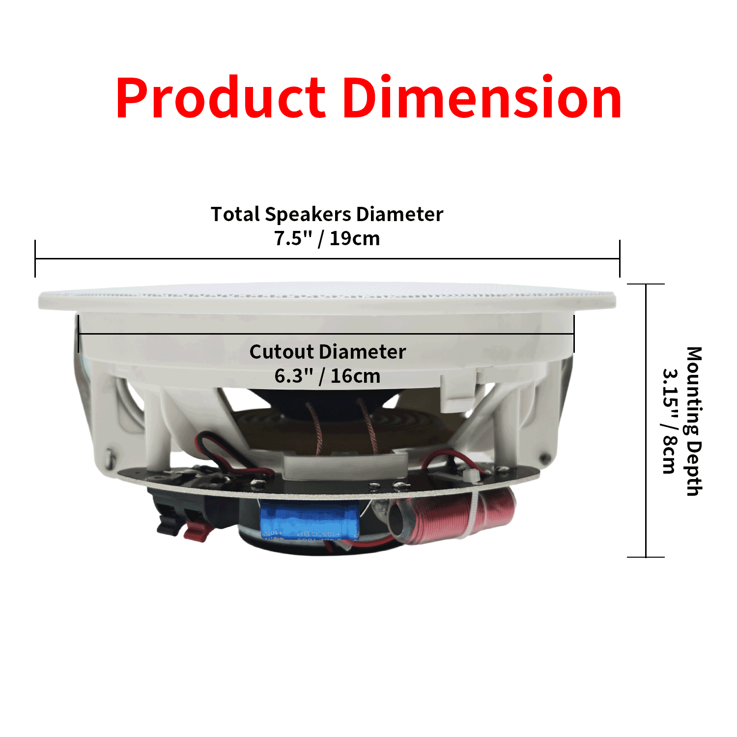 MUXEARK 300W 2PCS 6.5'' Flush  - огляд і ціна Home Cinema Denon