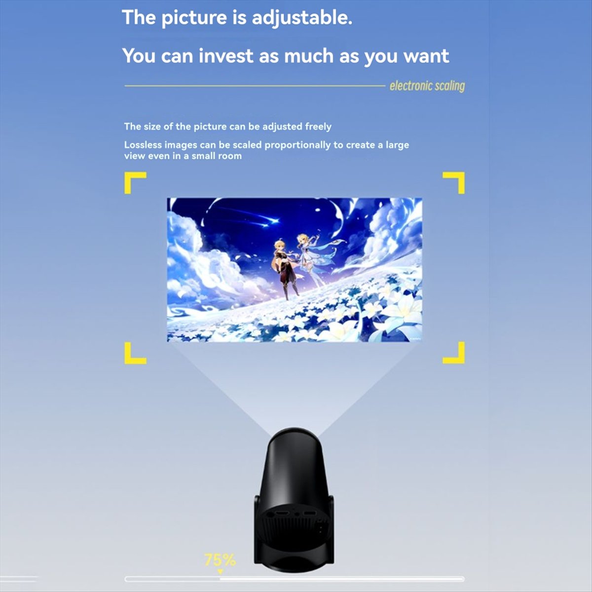 1080P Projector for Android12  - огляд і ціна Home Cinema Quad