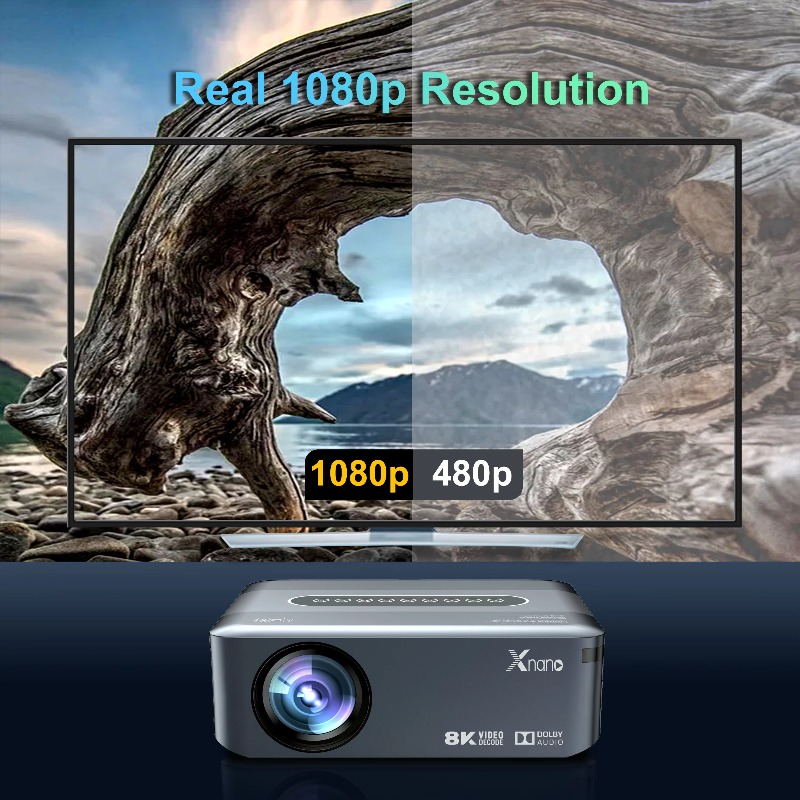 Full HD 1080P 4K LED Projector - огляд і ціна Home Cinema Quad