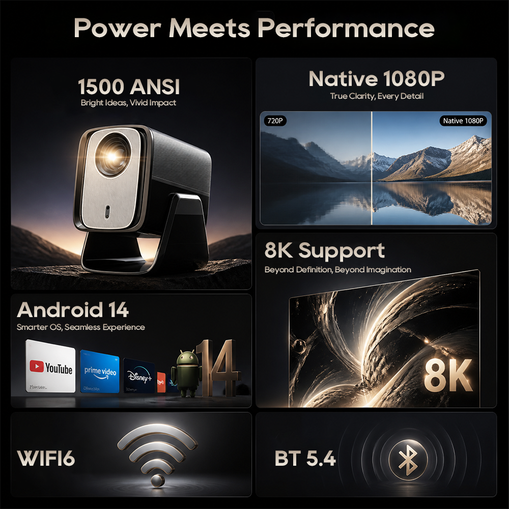 LYNCast Smart Projector with W - огляд і ціна Home Cinema Gaming