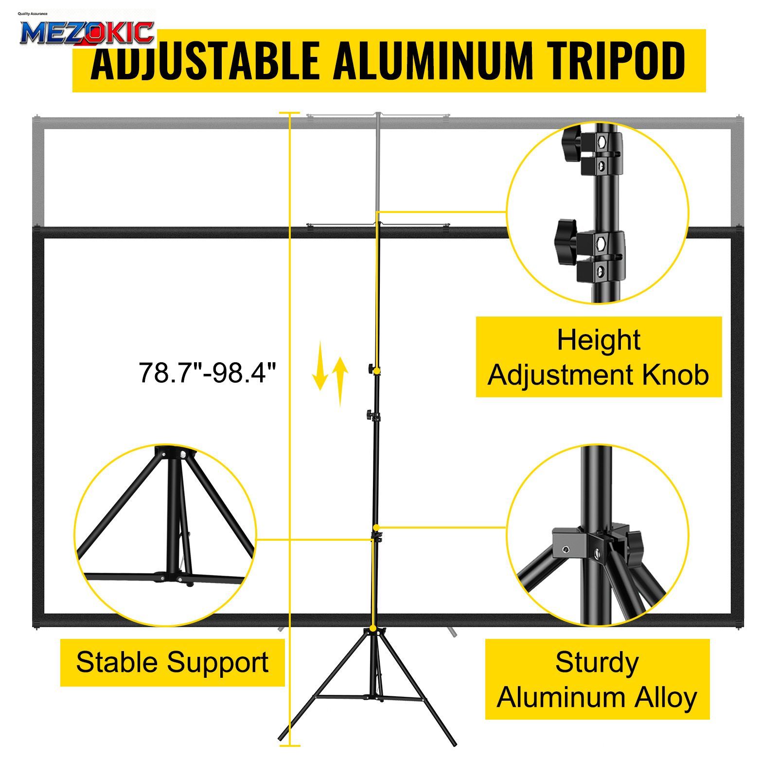 Tripod Projector Screen with S - огляд і ціна Home Cinema Gaming