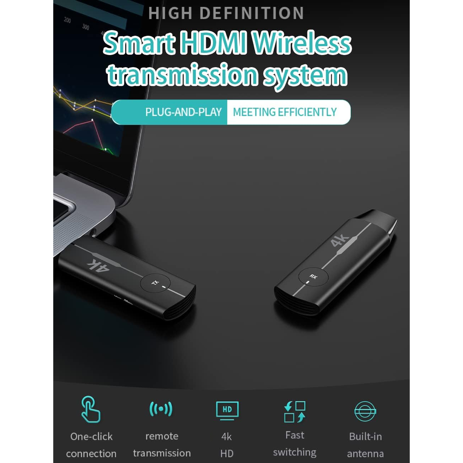 100M Wireless HDMI Transmitter - огляд і ціна Home Cinema Gaming