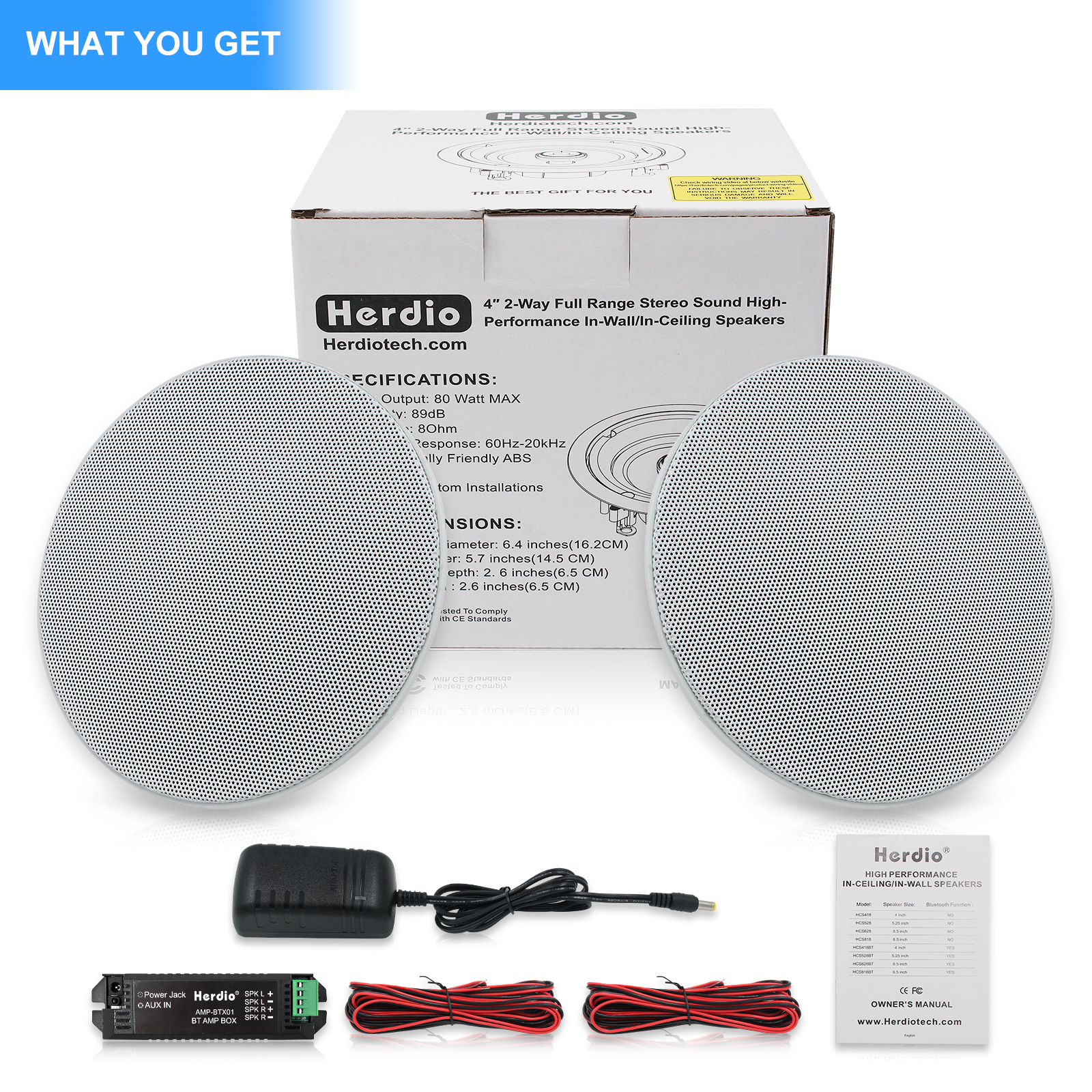 Herdio 4 Inch Flush Mount Two- - огляд і ціна Home Cinema Denon