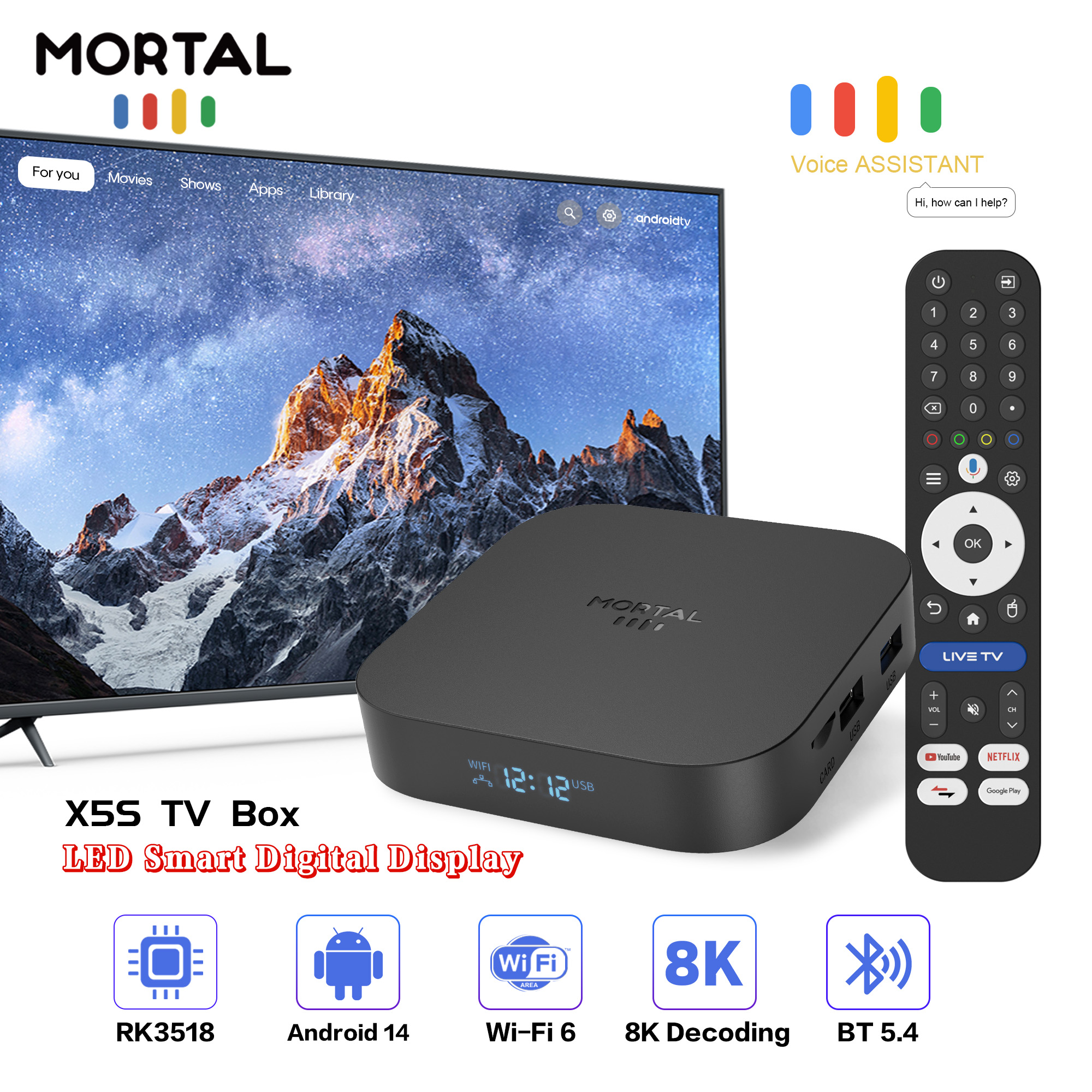 Latest X5S Android 14 TV Box 8 - огляд і ціна Home Cinema Quad