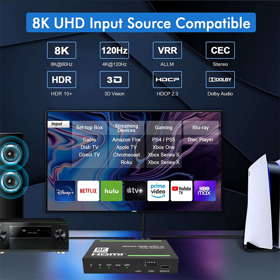 Navceke 4K 120Hz HDMI 2.1 eARC - огляд і ціна Home Cinema Tv